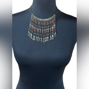 SHYANNE- Bohemian Beaded Necklace and Earring Set